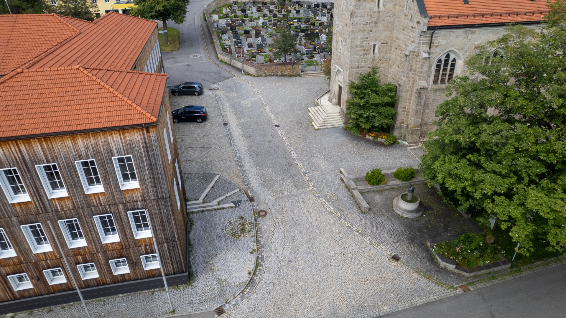 Erschließung Baugrundstück Niederbayern Umland Luftbilddokumentation